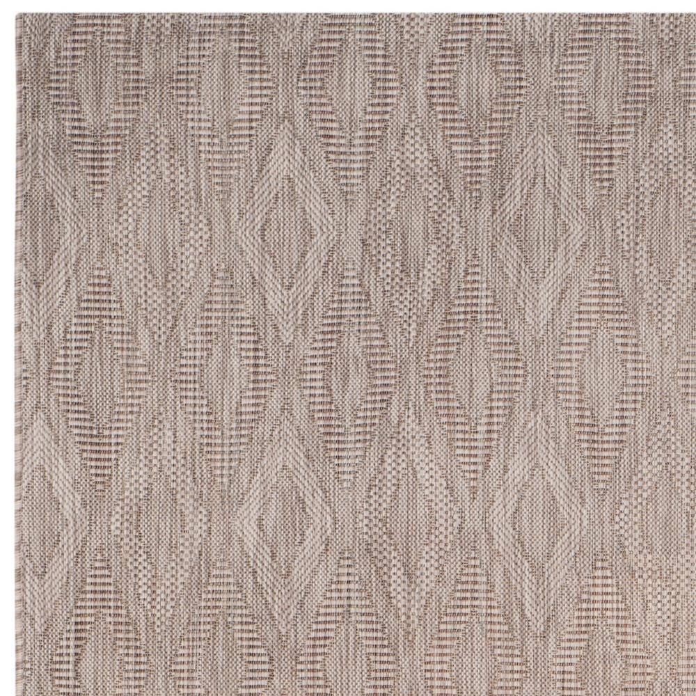 Reversible Black Synthetic 95" Rectangular Outdoor Rug