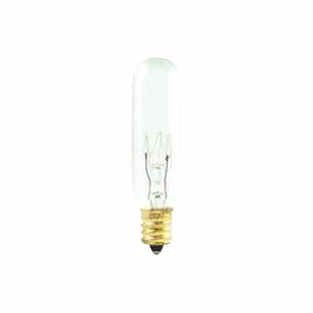 Bulbrite 15-Watt T6 Clear Dimmable (E12) Candelabra Screw Base Warm ...