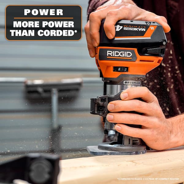 RIDGID 18V Brushless Cordless 2-Tool Combo Kit with SubCompact