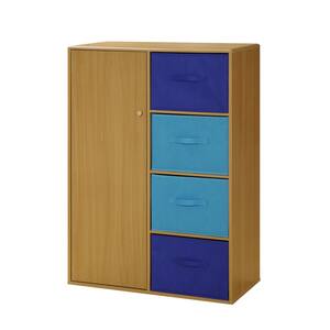 Elijah Blue Armoire