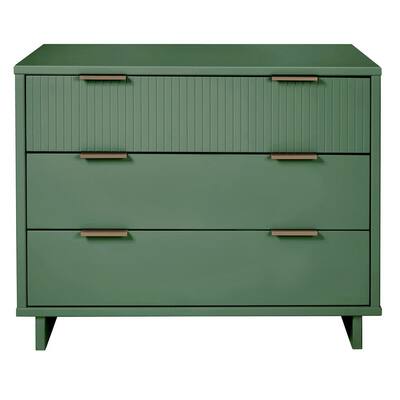 Granville Sage Green 3-Drawer 37.95 in. Wide Standard Dresser
