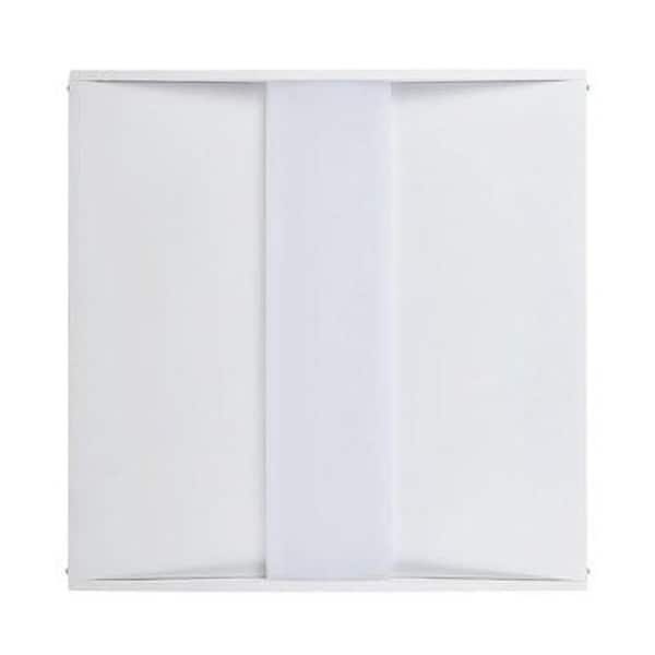 Viribright 25/35-Watt 2 ft. x 2 ft. CCT Selectable 3000K/4000K/5000K 4550 lm 100-Volt to 277-Volt LED Troffer Light Panel (2-Pack)