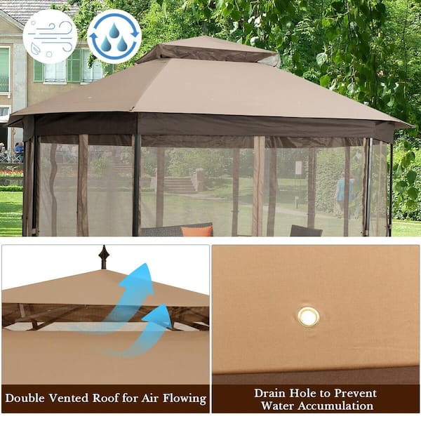 New gazebo having simpler and more essential features compared with Ultra  Rapid Modular Tent. This allows to reduce costs while keeping the same  dimen - Ferrino