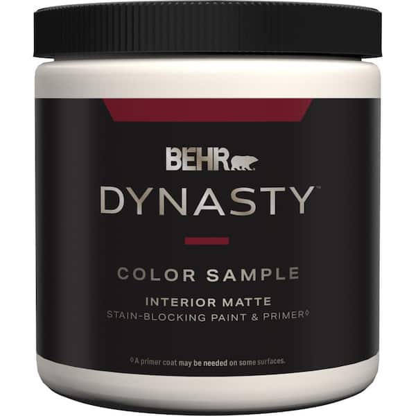 BEHR DYNASTY 8 oz. Medium Base Matte Interior Stain-Blocking Paint and Primer Sample