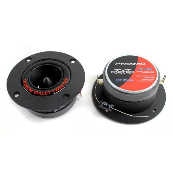 Pair 4 x 6 inch Flush Mount Dual Super Horn TWEETER Speakers Car Home Pro Audio 