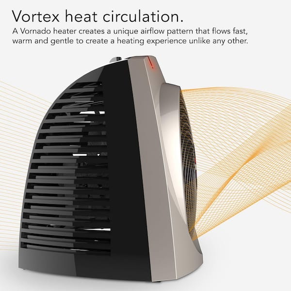Vornado - VH200 1500-Watt Vortex Whole Room Electric Portable Fan Heater