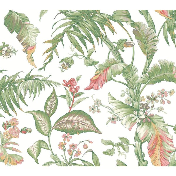 Fiji Garden Pink Peel and Stick Wallpaper