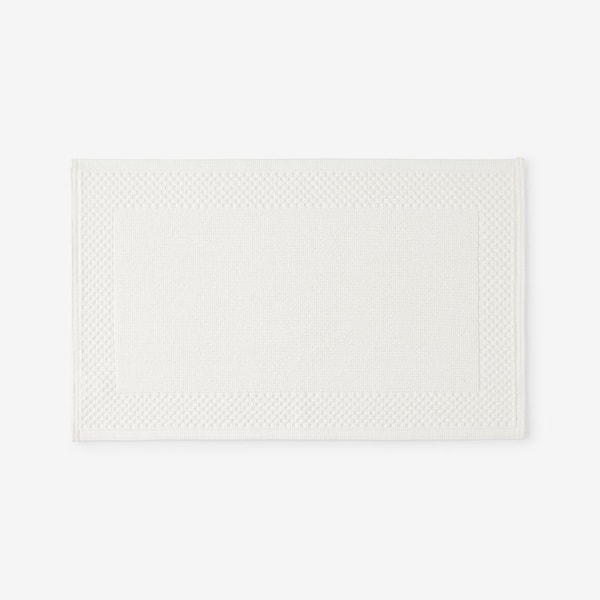 Legends Luxury Sterling 24 in. x 40 in. Ivory Bath Mat