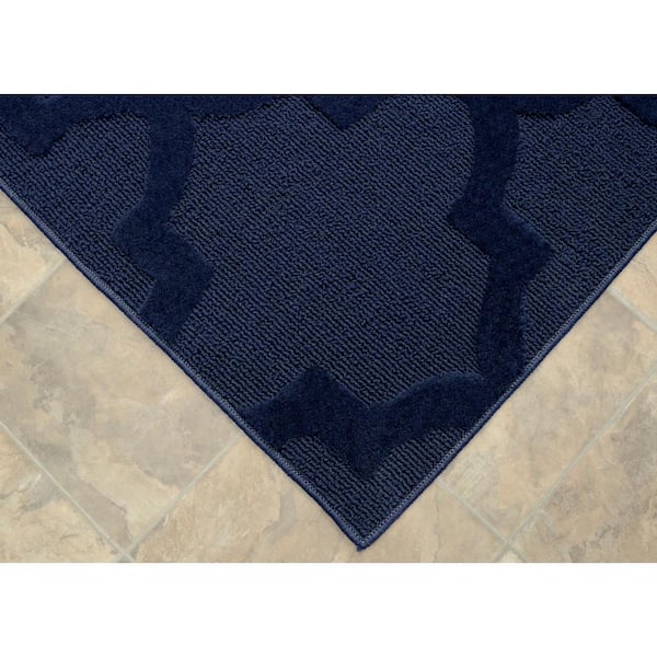 Quatro Navy 6 ft. x 9 ft. Area Rug