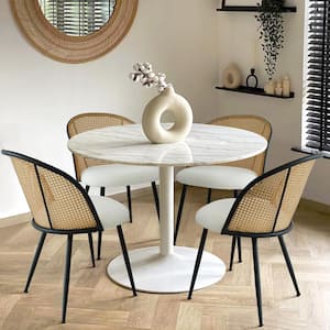 Side Chair in Beige (Set of 4)