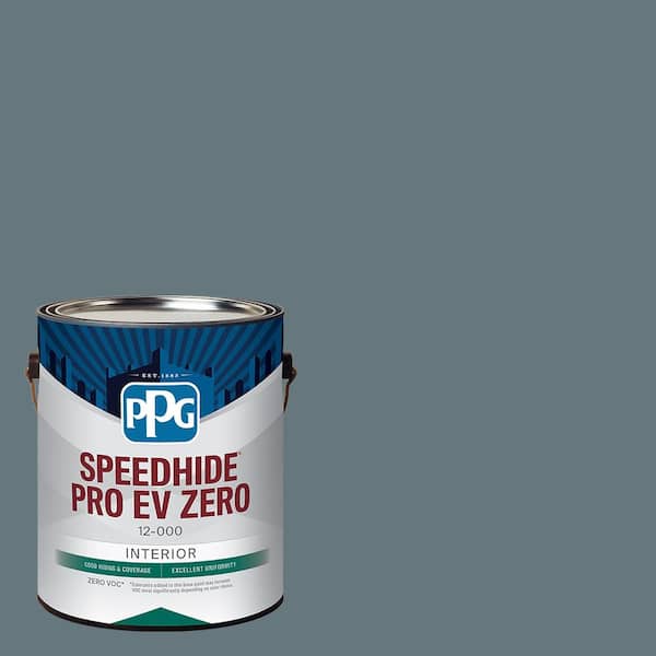 PPG Speedhide Pro EV Zero 1 gal. PPG1037-5 Night Rendezvous Semi-Gloss Interior Paint
