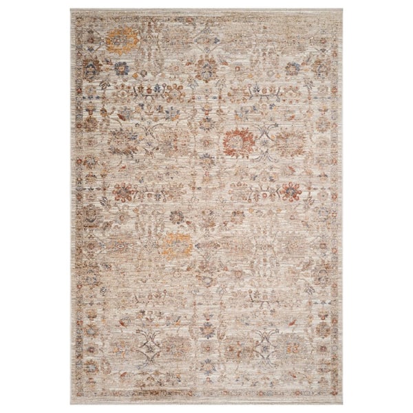 Albany Ivory 4 ft. x 6 ft. Oriental Area Rug