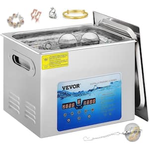 VEVORbrand 15L Ultrasonic Cleaner 304 Stainless Steel Professional Knob  Control Ultrasonic Cleaners with HeaterTimer for Jewelry Watch Glasses  Circuit