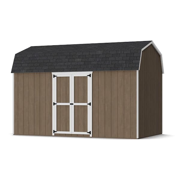 Value Gambrel 8 ft. x 14 ft. Wood Storage Shed with 6 ft. Sidewalls, Side Entry, and Floor (112 sq. ft. )