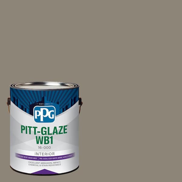 Pitt-Glaze 1 gal. PPG1008-5 Roller Coaster Eggshell Interior Waterborne 1-Part Epoxy Paint