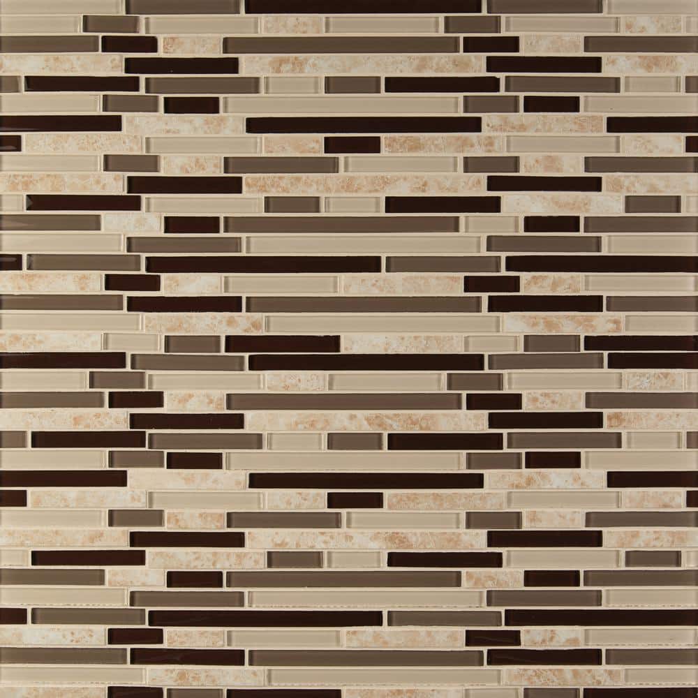 Amalfi Cafe 4 in. x 4 in. x 6 mm Glossy Multi-Surface Mesh-Mounted Mosaic Tile - 4 in. x 4 in. Tile Sample price history on PriceWatchPro