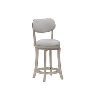 Sloan 25.25 in. Aged Gray Counter Stool