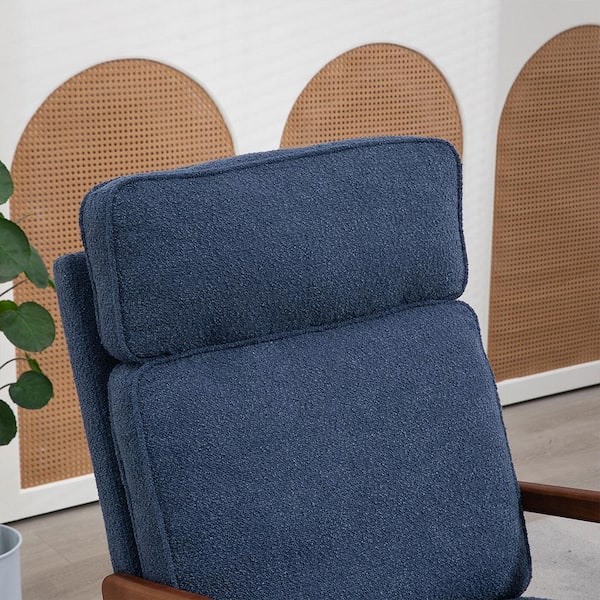 Misopily 2 in 1 Navy Blue Wood Convertible Indoor/Outdoor