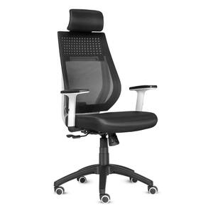 19.5 in. W Black Mesh High Back Ergonomic Office Chair with Lumbar Support and Headrest