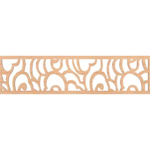 Springfield Fretwork 0.25 in. D x 47 in. W x 12 in. L Hickory Wood Panel Moulding