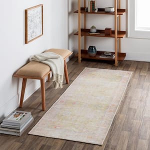 Branson Green 3 ft. x 7 ft. Traditional Indoor Runner Machine-Washable Area Rug