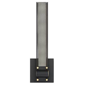 Admiral Matte Black/Gold Painting Integrated LED Sconce