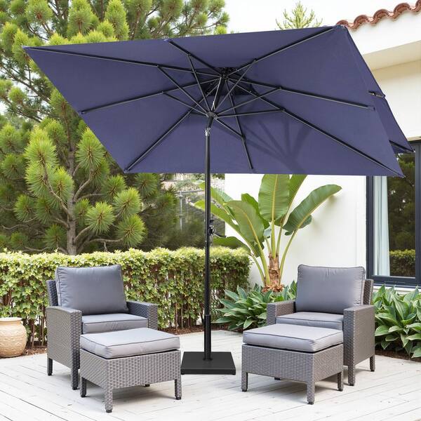 5 foot outdoor patio umbrella MASTERCANOPY Olefin 5-Year-Non-Fading 9ft Table The umbrella is easy to open and close using the convenient crank handle Emanuell 14.5 ft X 8.3