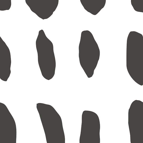 Unbranded Confetti Time Black Peel and Stick Vinyl Wallpaper