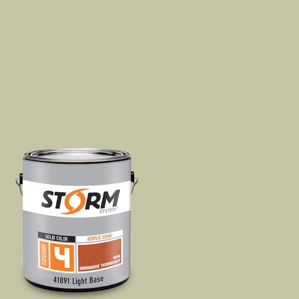 Storm System Category 4 1 gal. Ghost Plant Exterior Wood Siding, Fencing and Decking Acrylic Latex Stain with Enduradeck Technology
