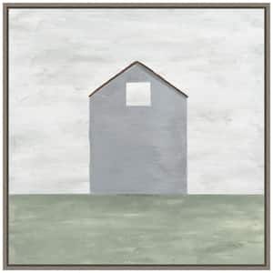 "Rural Barn Simplicity III" by Courtney Prahl 1-Piece Floater Frame Canvas Transfer Country Art Print 22 in. x 22 in.