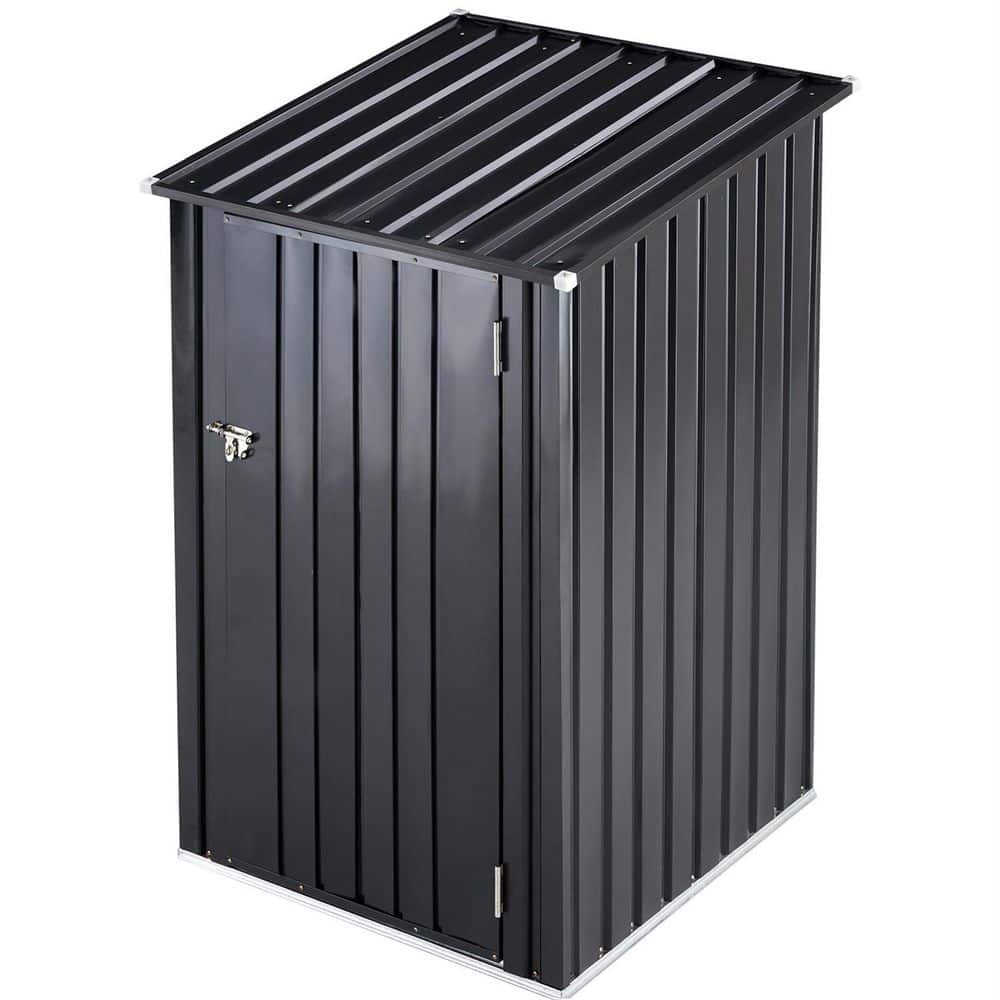 Garden Metal Storage Shed, 40.7 in. W x 37.4 in. D x 63.4 in. H Gray ...