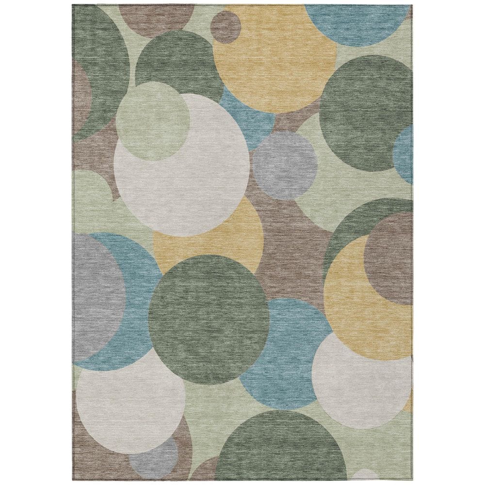 Chantille Machine Washable Indoor/Outdoor Abstract ACN2905 Basil 10 ft. x 14 ft. Area Rug price history on PriceWatchPro