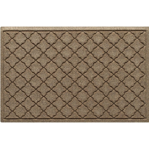 Waterhog Cordova 23 in. x 35 in. PET Polyester Indoor Outdoor Mat Camel