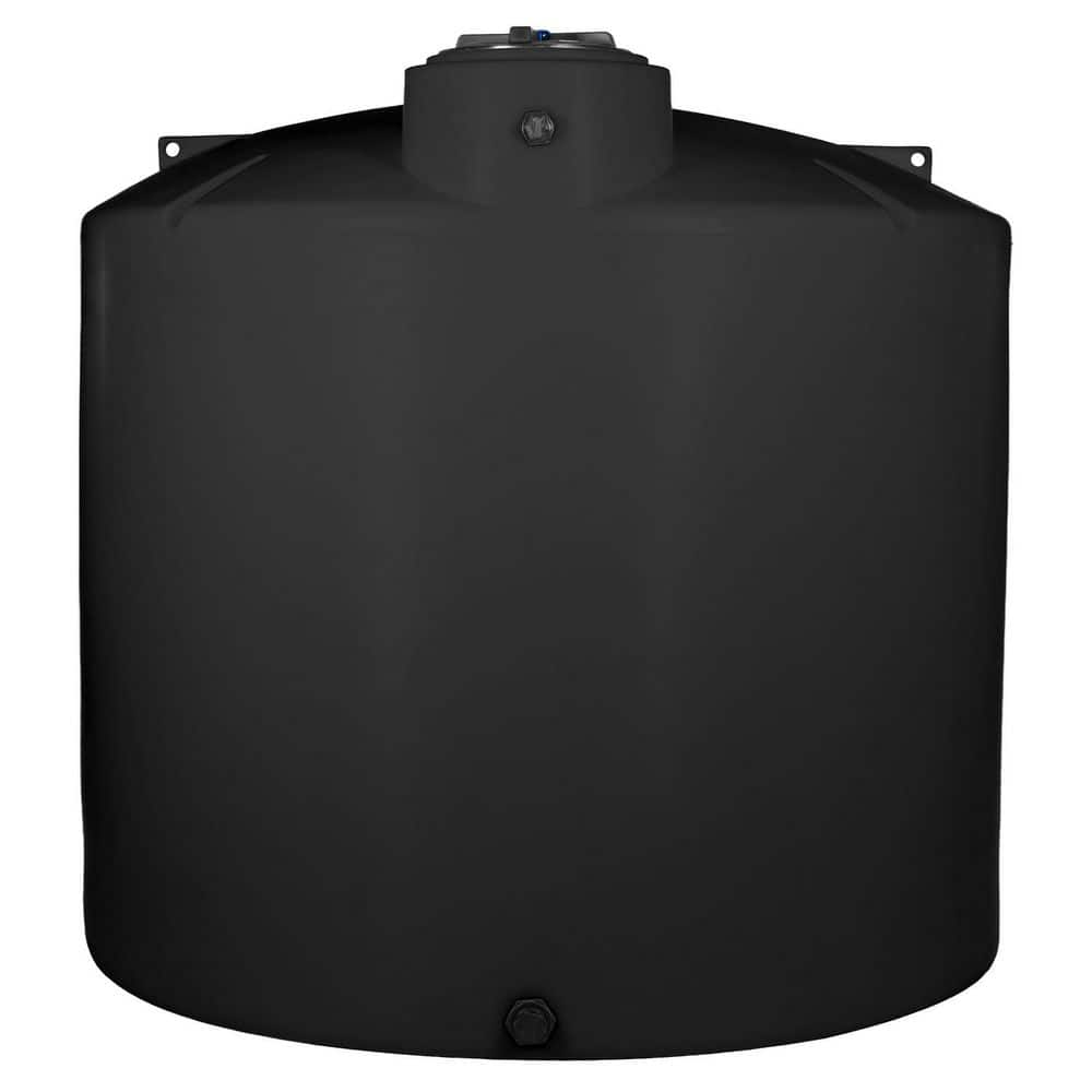 VPC 2500 Gal. Black Polyethylene Vertical Water Storage Tank 85