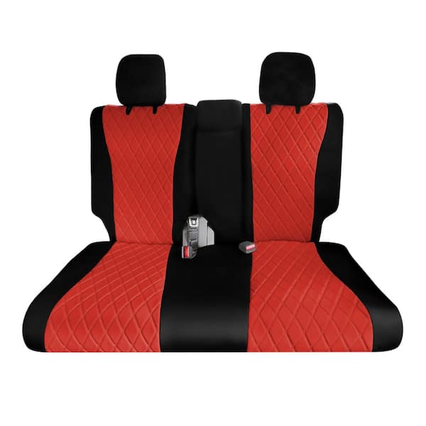 FH Group Neoprene Custom-Fit Seat Covers for 2016 - 2022 Honda Pilot 26.5*17*1 3rd Row Set