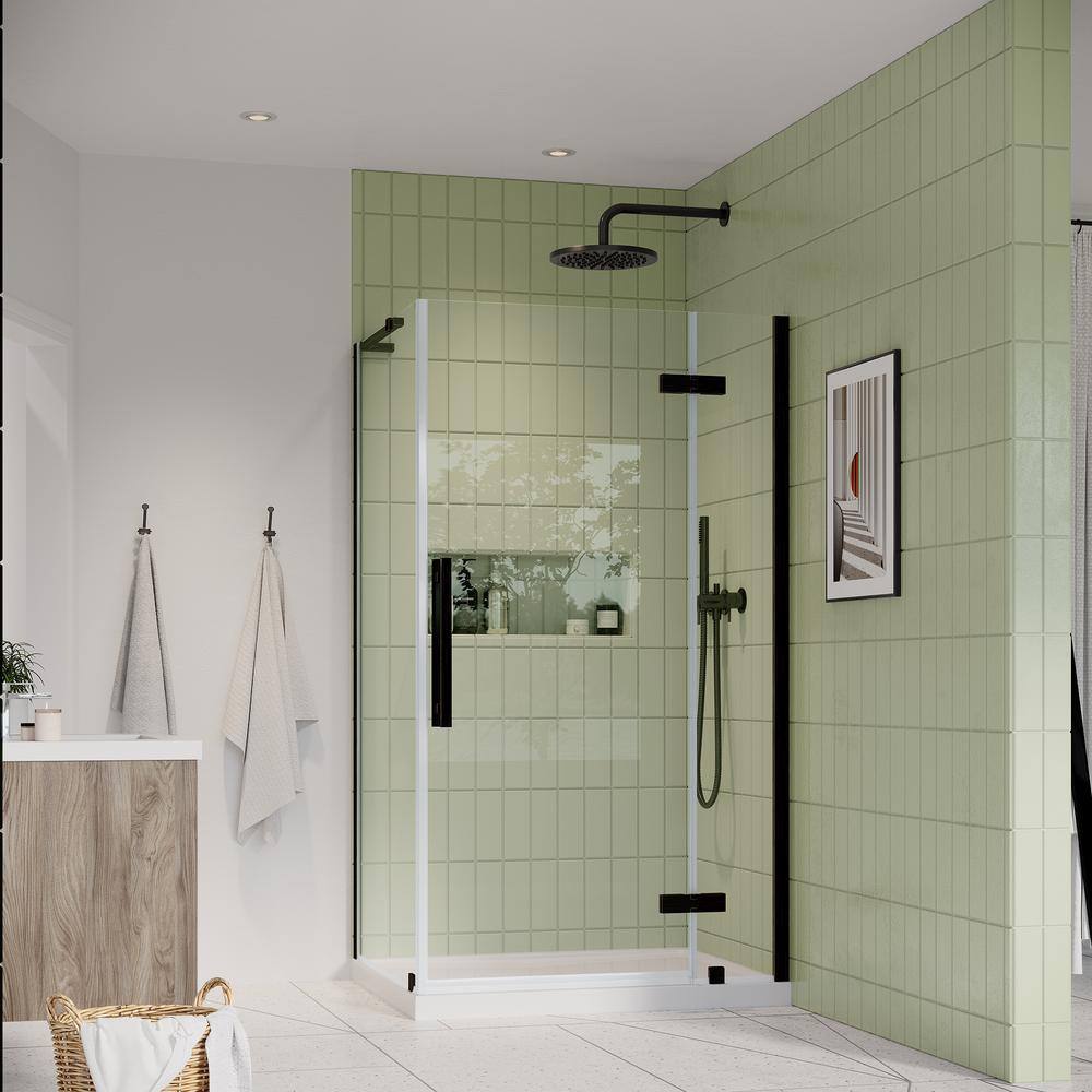 Tampa 38'' W 72'' H Frameless Oil Rubbed Bronze Shower Kit
