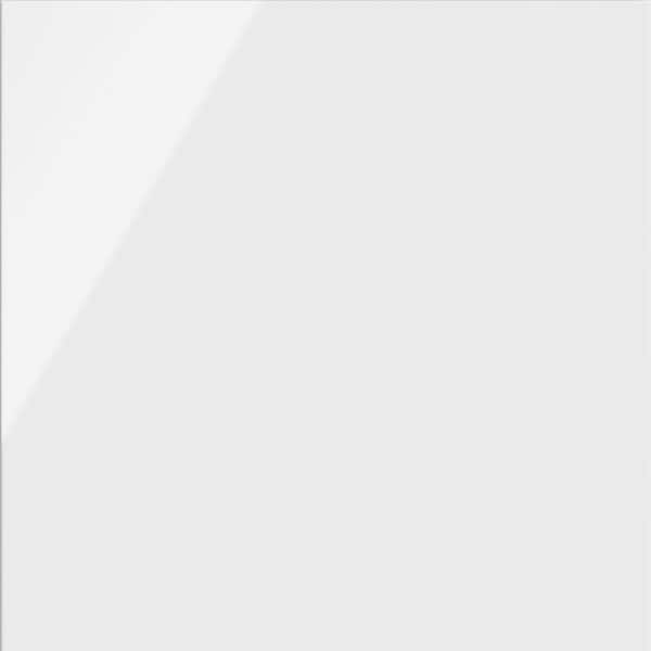 Midtown 7.5 in. W x 0.75 in. D x 7.5 in. H. High Gloss White Door Sample