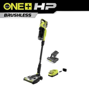ONE+ HP 18V Brushless Cordless Pet Stick Vacuum Kit with Battery, Charger, & Powered Brush Accessory