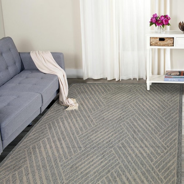 Amer Rugs Maryland 8 ft. X 10 ft. Cream Geometric Area Rug