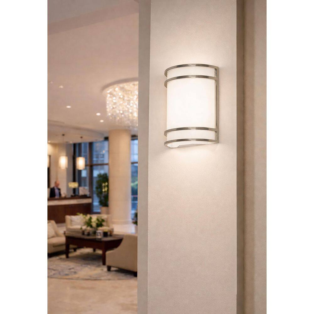 Ventura 1 Light Brushed Nickel LED Wall Sconce price history on PriceWatchPro