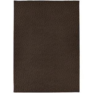 Colonial Mills CY65R048X072S Courtyard Textured Wool Solid Rug, Iron :  : Home