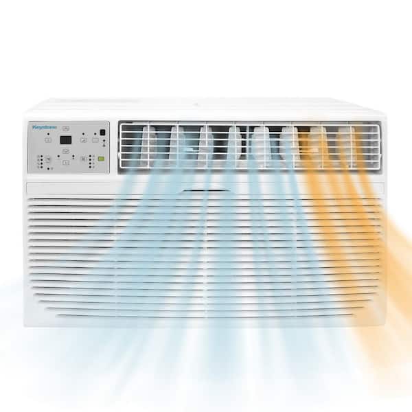 10,000 BTU (DOE) 230V Through-the-Wall Air Conditioner Cools 450 sq. ft. with Supplemental Heating in White