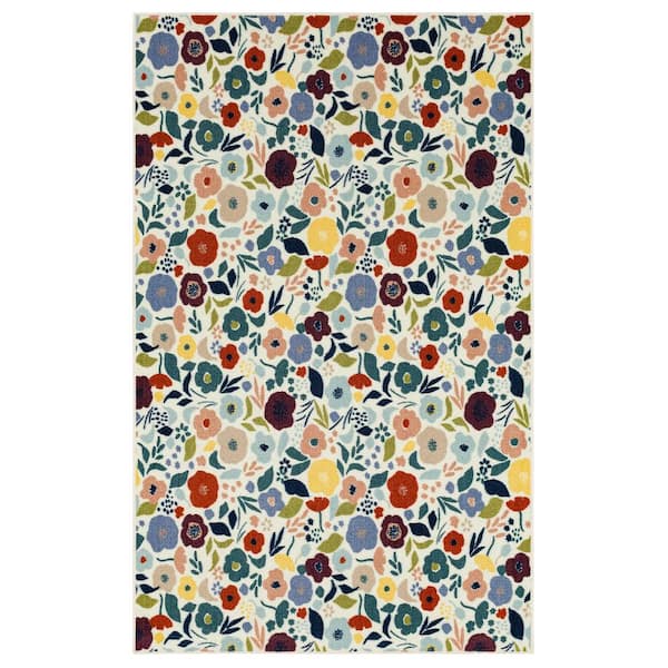 Mohawk Home Keene Garden Multi 6 ft. x 9 ft. Area Rug