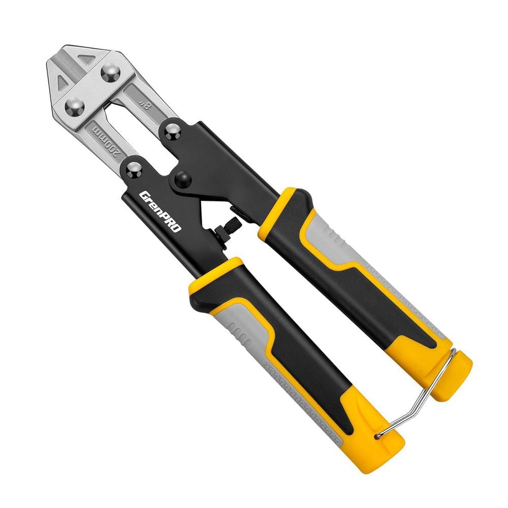 MYWISH Mini Bolt Cutter, 8-Inch, Heavy Duty, Spring Loaded