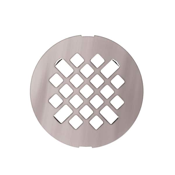 Swan 4.3 in. x 4.3 in. x 0.6 in. Shower Drain Cover in Stainless Steel