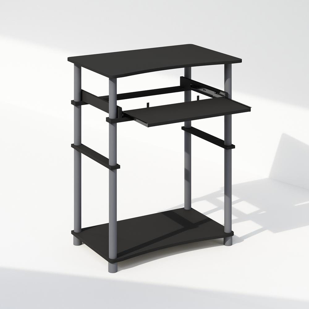 Furinno Home 23.6 in. Rectangle Black/Grey Wood Desk