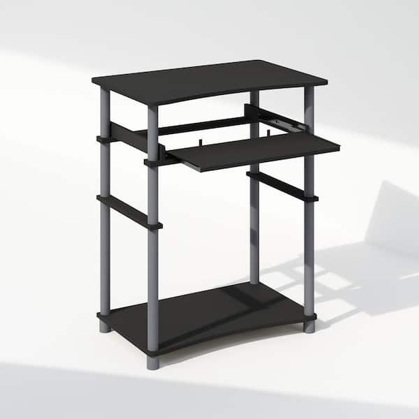 Furinno Home 23.6 in. Rectangle Black/Grey Wood Desk