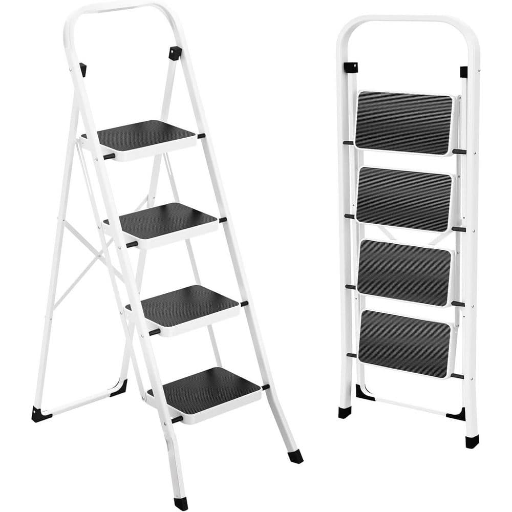 Step Ladder, Step Stool for Adults with Anti-Slip Pedal, 330 lbs. Capacity 