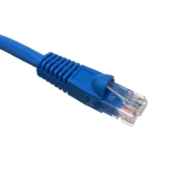 New Micro Connectors 7 Augmented Category 6 10GbE RJ45 Ethernet Blue UTP Patch Cable E09-007BL. New Micro Connectors 7 Augmented Category 6 10GbE RJ45 Ethernet Blue UTP Patch Cable E09-007BL.