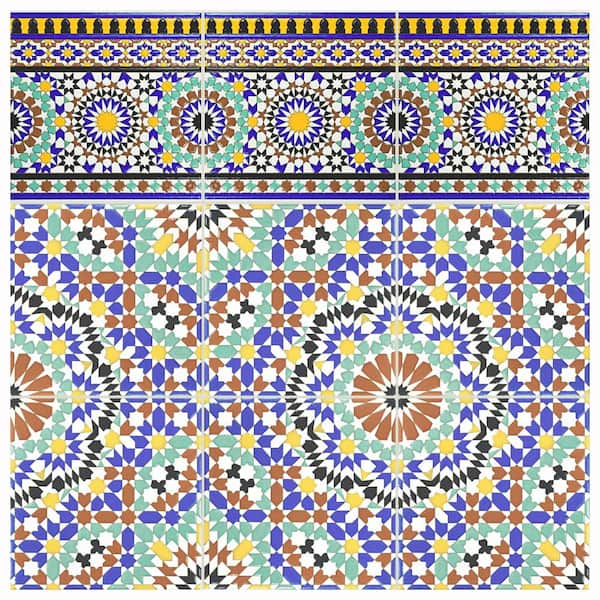 Spanish Tile Pattern – Andalusian ceramic from Seville Cutting Board by  Patterns Journey